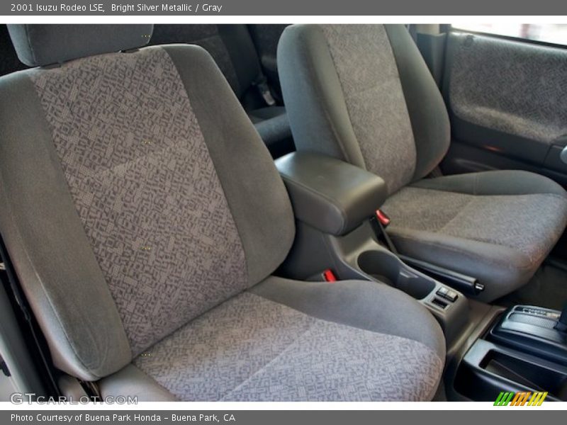 Bright Silver Metallic / Gray 2001 Isuzu Rodeo LSE