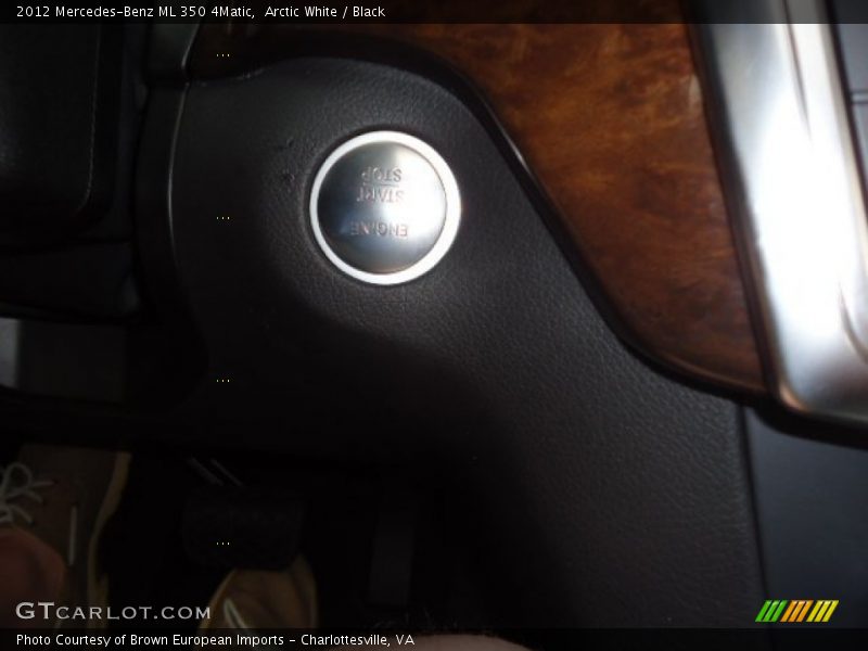 Arctic White / Black 2012 Mercedes-Benz ML 350 4Matic