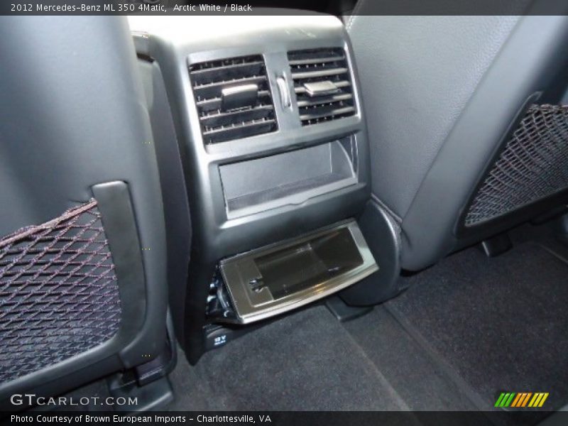 Arctic White / Black 2012 Mercedes-Benz ML 350 4Matic