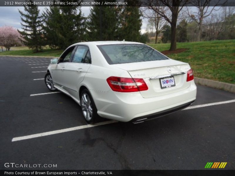 Arctic White / Almond/Black 2012 Mercedes-Benz E 350 4Matic Sedan