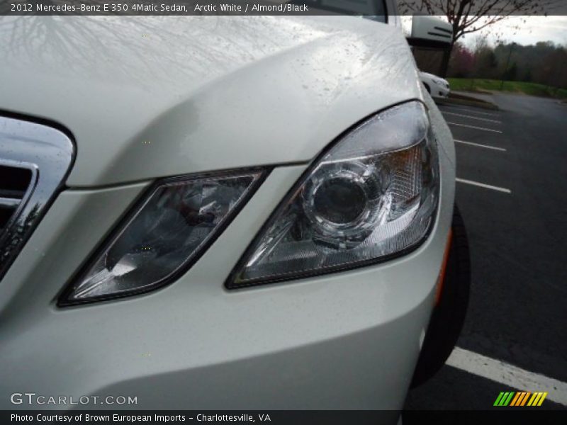 Arctic White / Almond/Black 2012 Mercedes-Benz E 350 4Matic Sedan