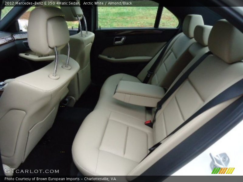 Arctic White / Almond/Black 2012 Mercedes-Benz E 350 4Matic Sedan