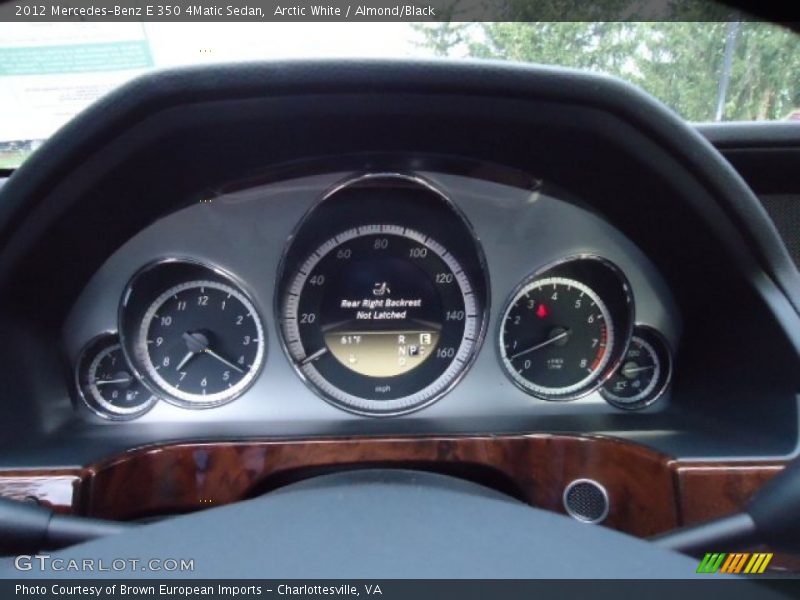 Arctic White / Almond/Black 2012 Mercedes-Benz E 350 4Matic Sedan