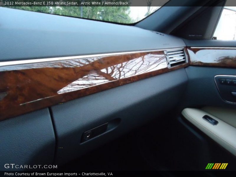 Arctic White / Almond/Black 2012 Mercedes-Benz E 350 4Matic Sedan