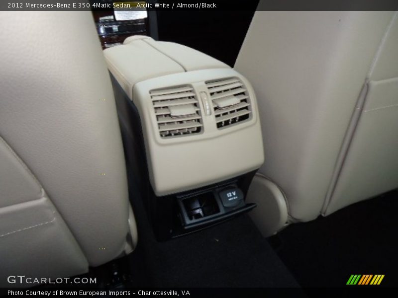 Arctic White / Almond/Black 2012 Mercedes-Benz E 350 4Matic Sedan