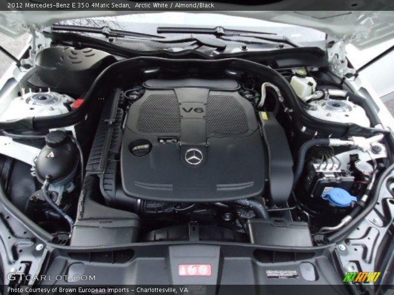 Arctic White / Almond/Black 2012 Mercedes-Benz E 350 4Matic Sedan