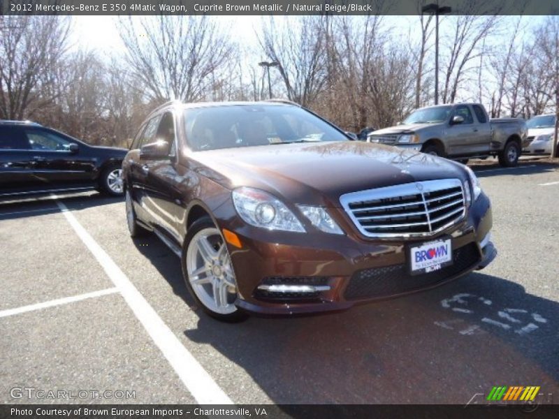 Cuprite Brown Metallic / Natural Beige/Black 2012 Mercedes-Benz E 350 4Matic Wagon