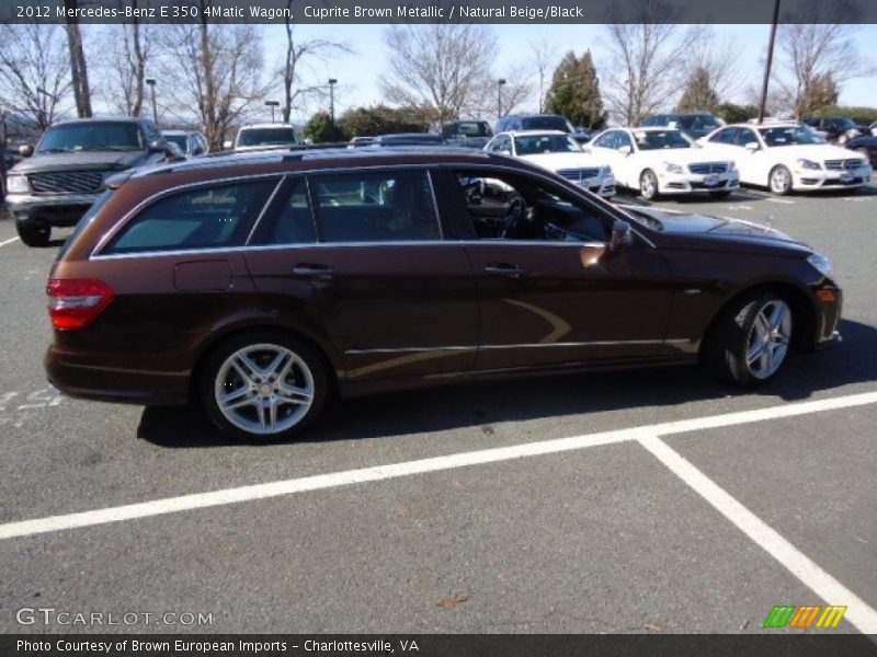 Cuprite Brown Metallic / Natural Beige/Black 2012 Mercedes-Benz E 350 4Matic Wagon