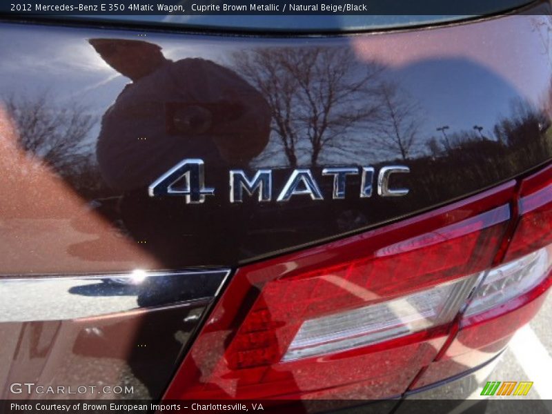 Cuprite Brown Metallic / Natural Beige/Black 2012 Mercedes-Benz E 350 4Matic Wagon