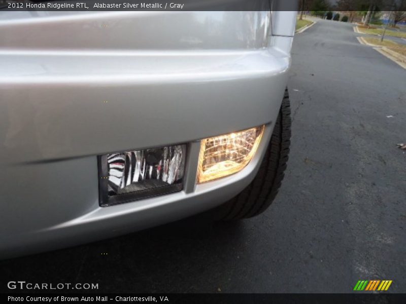 Alabaster Silver Metallic / Gray 2012 Honda Ridgeline RTL