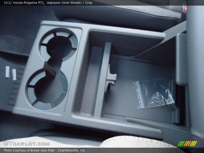Alabaster Silver Metallic / Gray 2012 Honda Ridgeline RTL