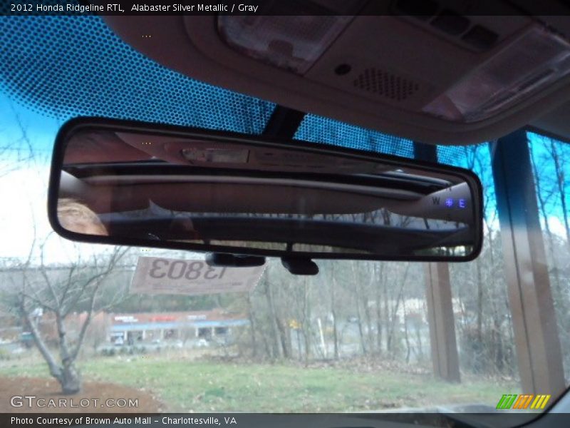 Alabaster Silver Metallic / Gray 2012 Honda Ridgeline RTL