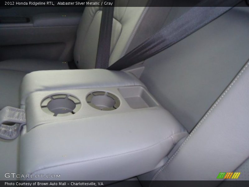 Alabaster Silver Metallic / Gray 2012 Honda Ridgeline RTL