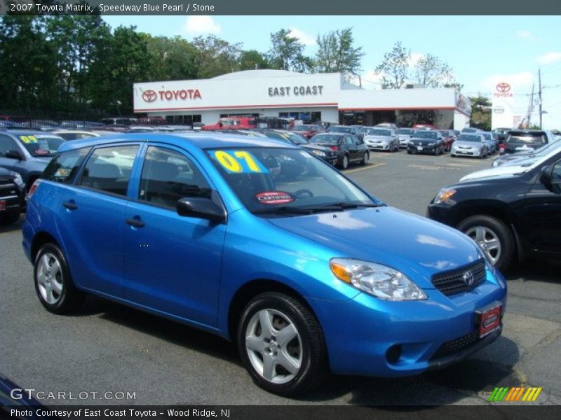 Speedway Blue Pearl / Stone 2007 Toyota Matrix
