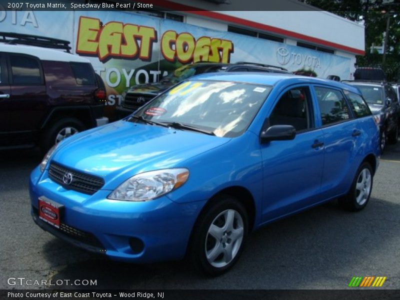 Speedway Blue Pearl / Stone 2007 Toyota Matrix