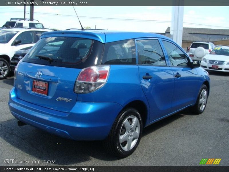 Speedway Blue Pearl / Stone 2007 Toyota Matrix