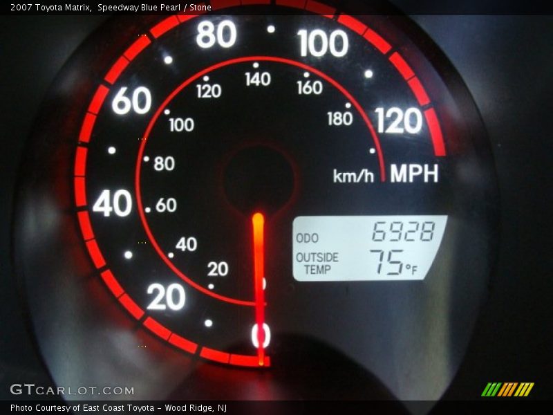Speedway Blue Pearl / Stone 2007 Toyota Matrix