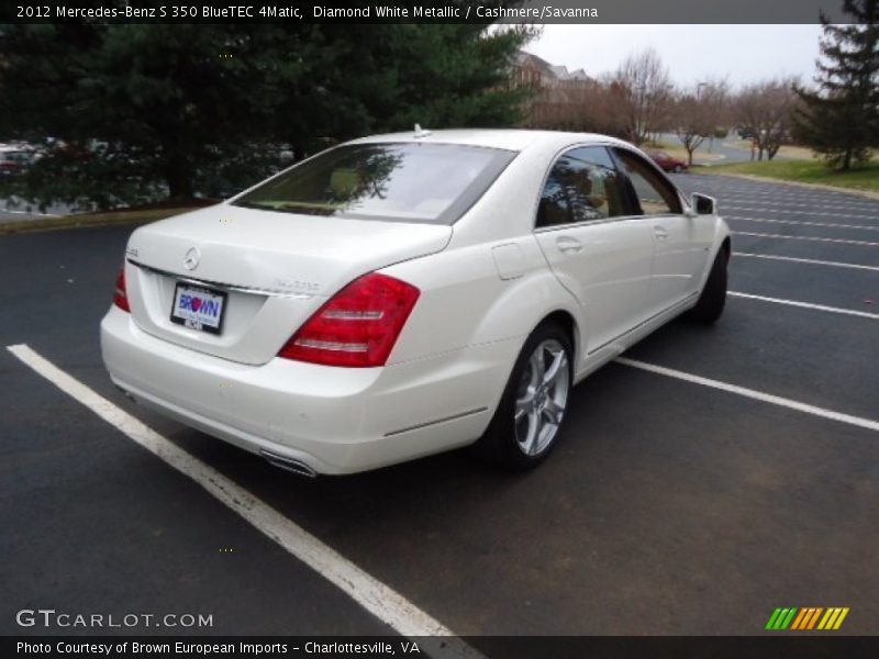 Diamond White Metallic / Cashmere/Savanna 2012 Mercedes-Benz S 350 BlueTEC 4Matic