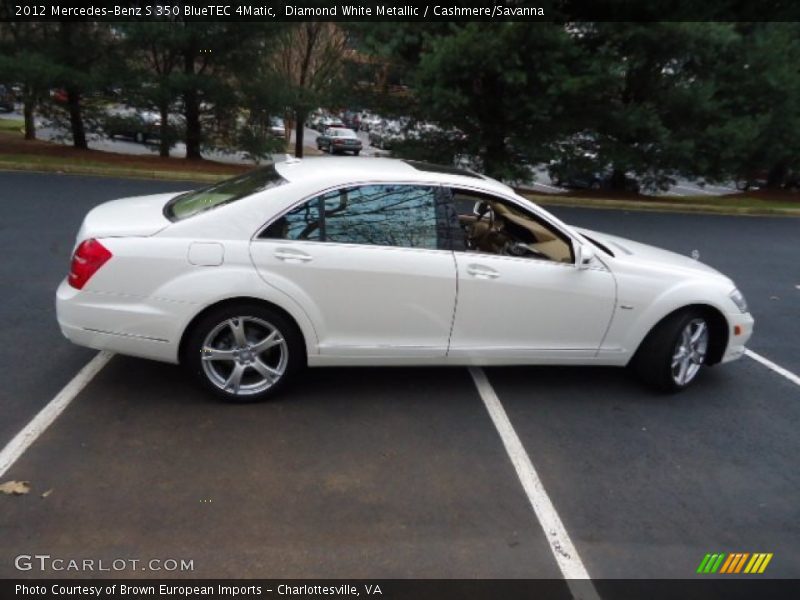 Diamond White Metallic / Cashmere/Savanna 2012 Mercedes-Benz S 350 BlueTEC 4Matic