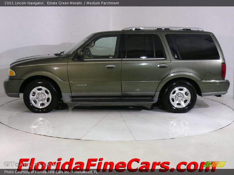 Estate Green Metallic / Medium Parchment 2001 Lincoln Navigator