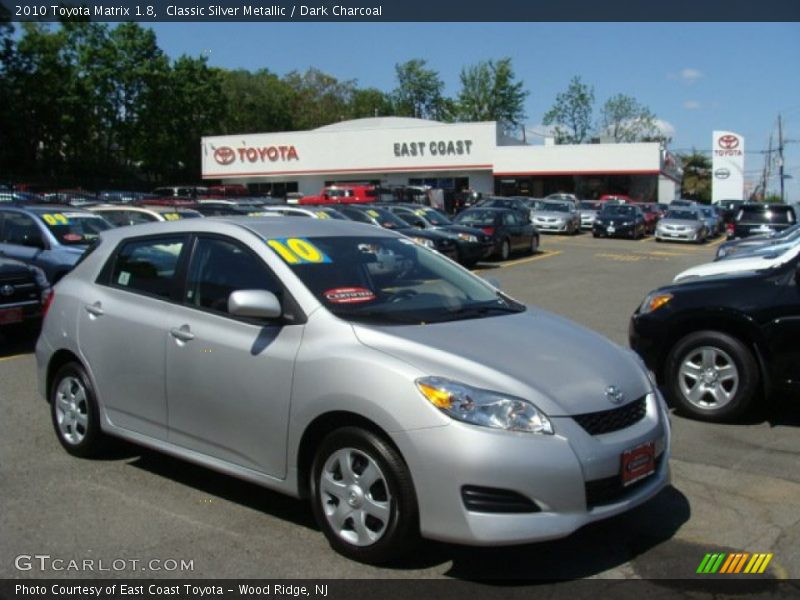 Classic Silver Metallic / Dark Charcoal 2010 Toyota Matrix 1.8