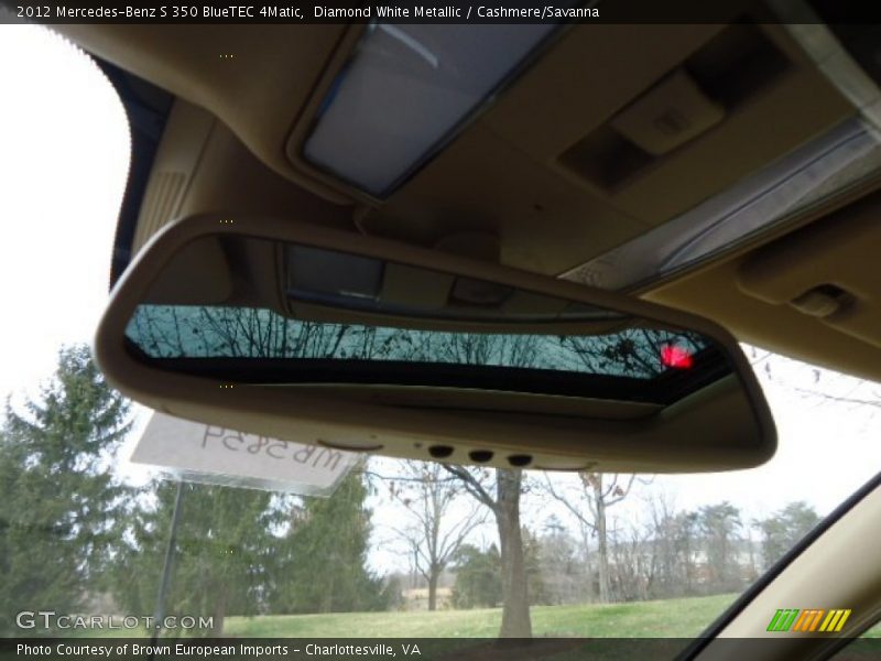 Diamond White Metallic / Cashmere/Savanna 2012 Mercedes-Benz S 350 BlueTEC 4Matic