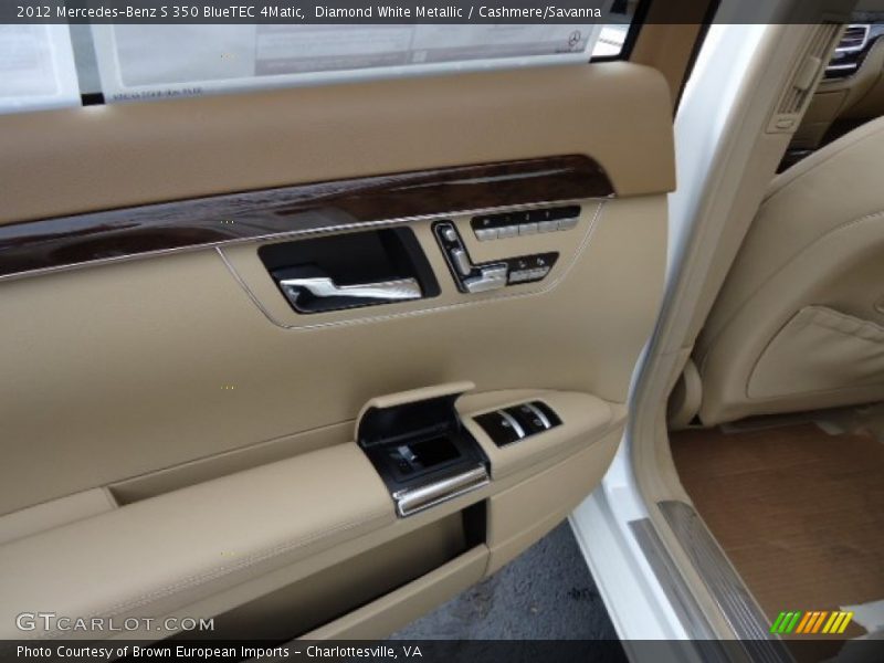 Diamond White Metallic / Cashmere/Savanna 2012 Mercedes-Benz S 350 BlueTEC 4Matic