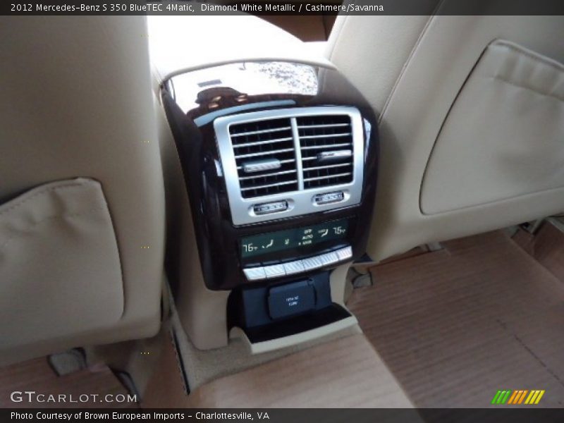 Diamond White Metallic / Cashmere/Savanna 2012 Mercedes-Benz S 350 BlueTEC 4Matic