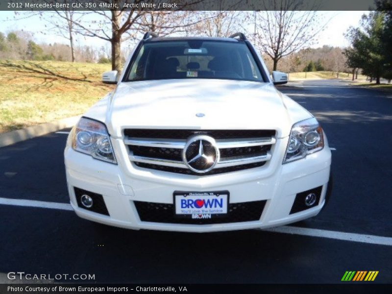 Arctic White / Black 2012 Mercedes-Benz GLK 350 4Matic