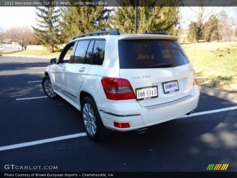 Arctic White / Black 2012 Mercedes-Benz GLK 350 4Matic