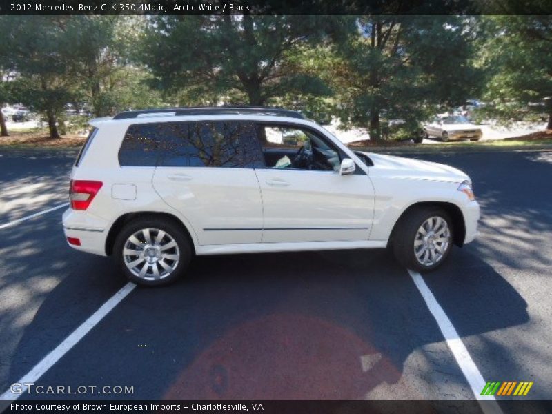 Arctic White / Black 2012 Mercedes-Benz GLK 350 4Matic