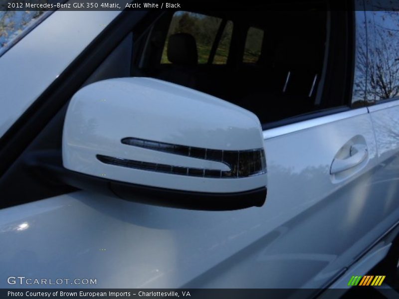 Arctic White / Black 2012 Mercedes-Benz GLK 350 4Matic