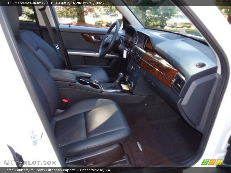 Arctic White / Black 2012 Mercedes-Benz GLK 350 4Matic