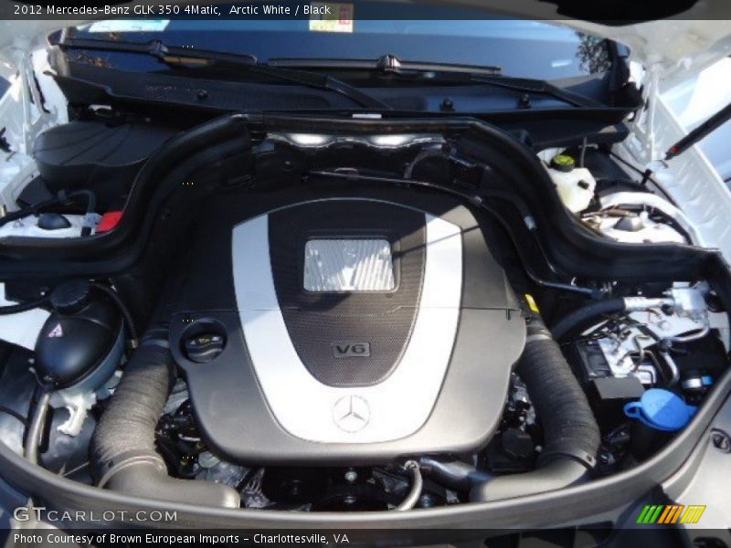 Arctic White / Black 2012 Mercedes-Benz GLK 350 4Matic