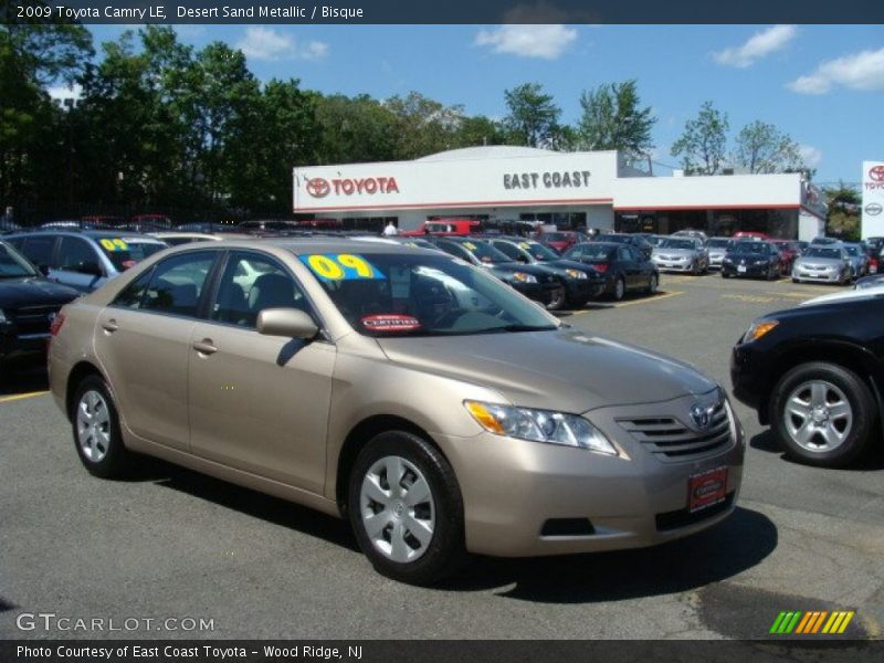 Desert Sand Metallic / Bisque 2009 Toyota Camry LE