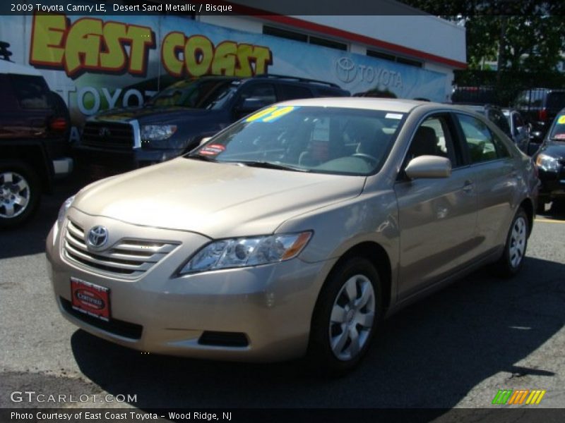 Desert Sand Metallic / Bisque 2009 Toyota Camry LE
