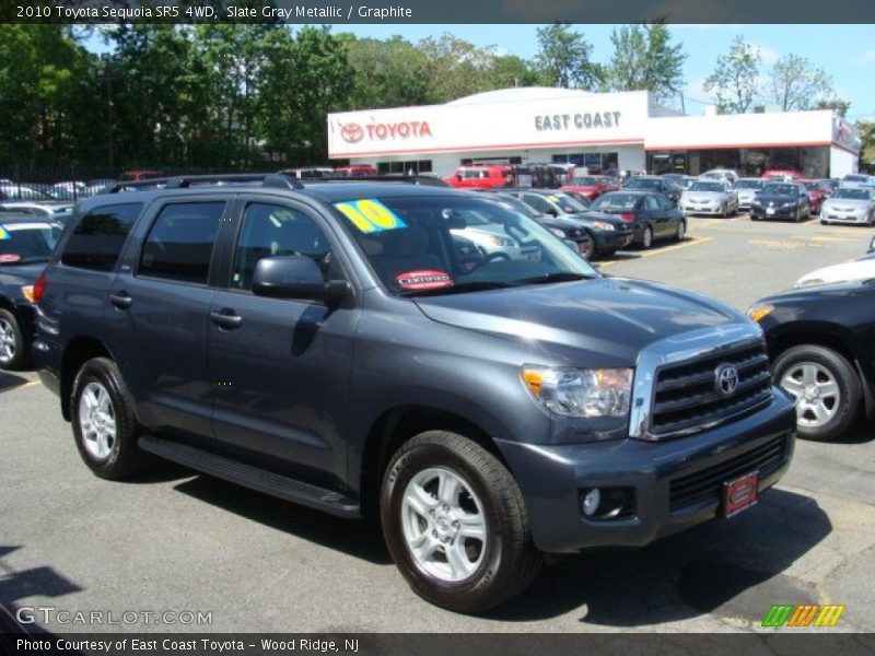 Slate Gray Metallic / Graphite 2010 Toyota Sequoia SR5 4WD