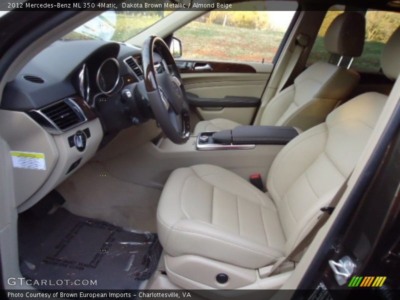 Dakota Brown Metallic / Almond Beige 2012 Mercedes-Benz ML 350 4Matic