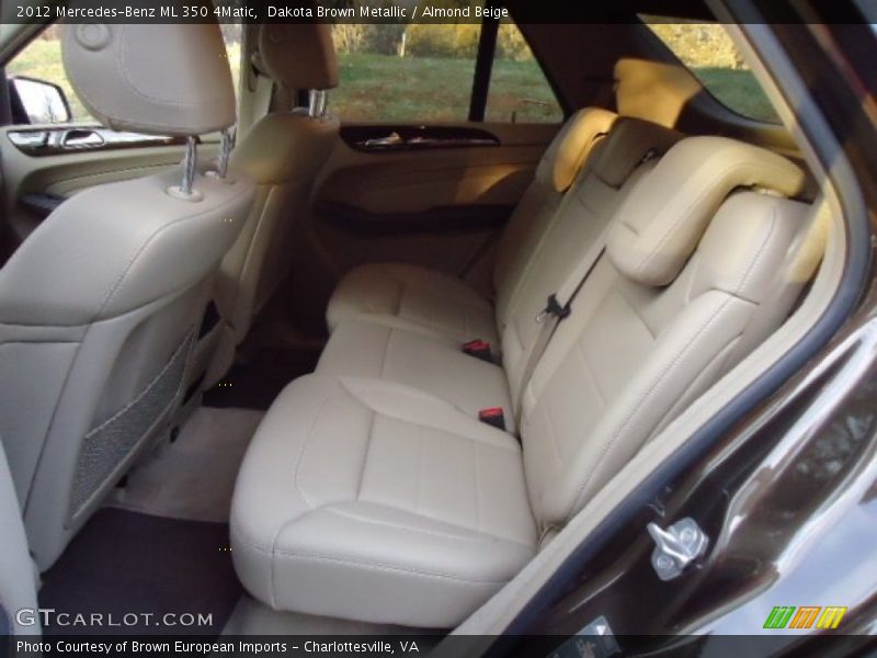 Dakota Brown Metallic / Almond Beige 2012 Mercedes-Benz ML 350 4Matic
