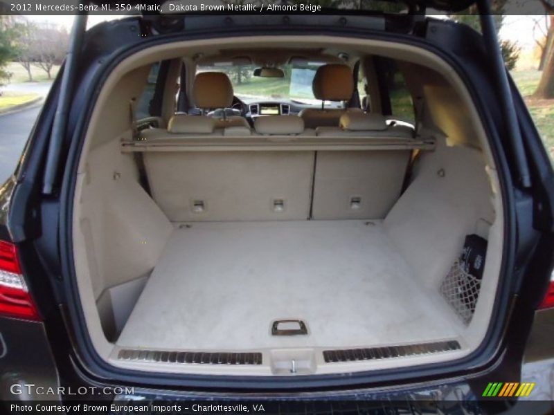 Dakota Brown Metallic / Almond Beige 2012 Mercedes-Benz ML 350 4Matic