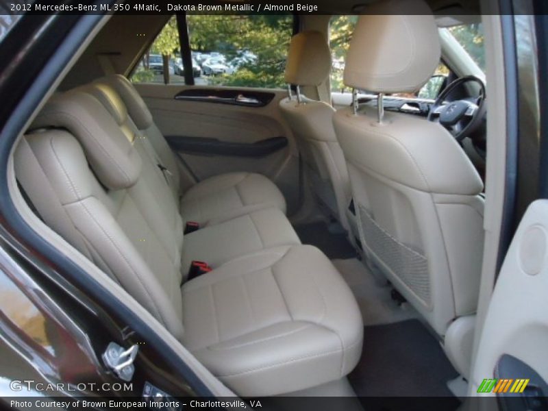 Dakota Brown Metallic / Almond Beige 2012 Mercedes-Benz ML 350 4Matic