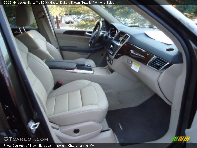 Dakota Brown Metallic / Almond Beige 2012 Mercedes-Benz ML 350 4Matic