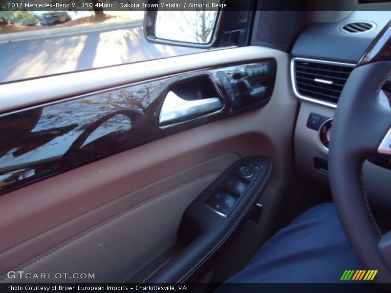 Dakota Brown Metallic / Almond Beige 2012 Mercedes-Benz ML 350 4Matic