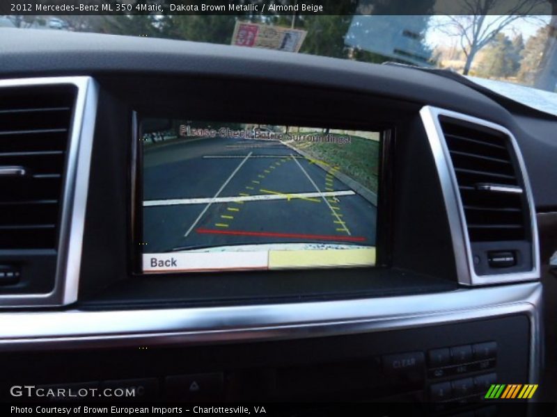 Dakota Brown Metallic / Almond Beige 2012 Mercedes-Benz ML 350 4Matic