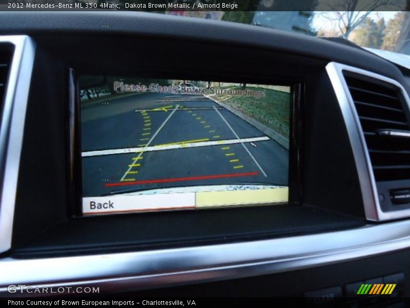 Dakota Brown Metallic / Almond Beige 2012 Mercedes-Benz ML 350 4Matic