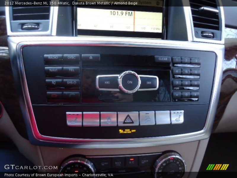 Dakota Brown Metallic / Almond Beige 2012 Mercedes-Benz ML 350 4Matic