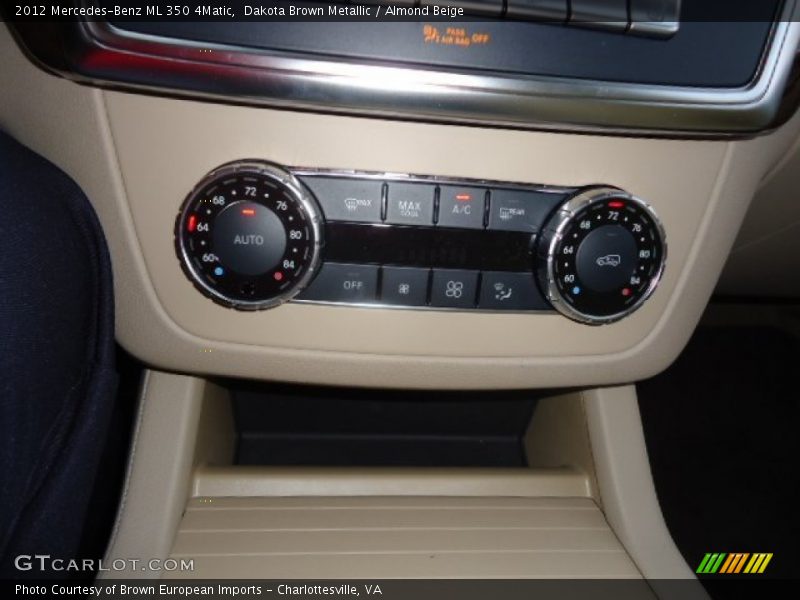 Dakota Brown Metallic / Almond Beige 2012 Mercedes-Benz ML 350 4Matic