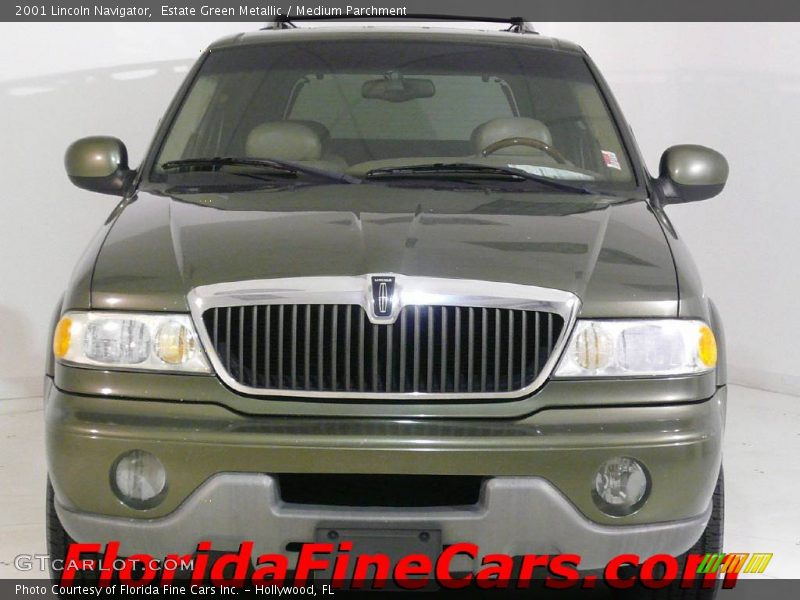 Estate Green Metallic / Medium Parchment 2001 Lincoln Navigator