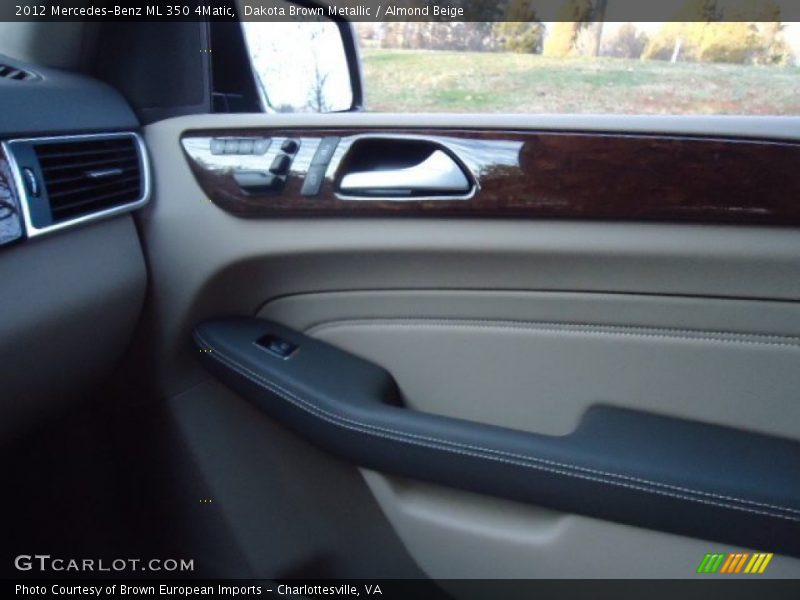 Dakota Brown Metallic / Almond Beige 2012 Mercedes-Benz ML 350 4Matic
