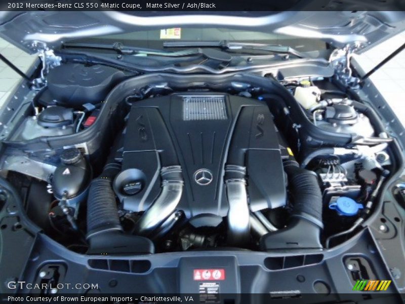  2012 CLS 550 4Matic Coupe Engine - 4.6 Liter Twin-Turbocharged DI DOHC 32-Valve VVT V8